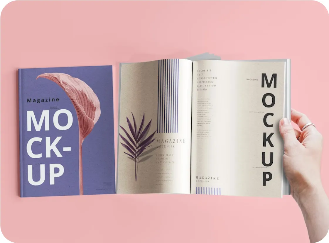Branded packaging mock up