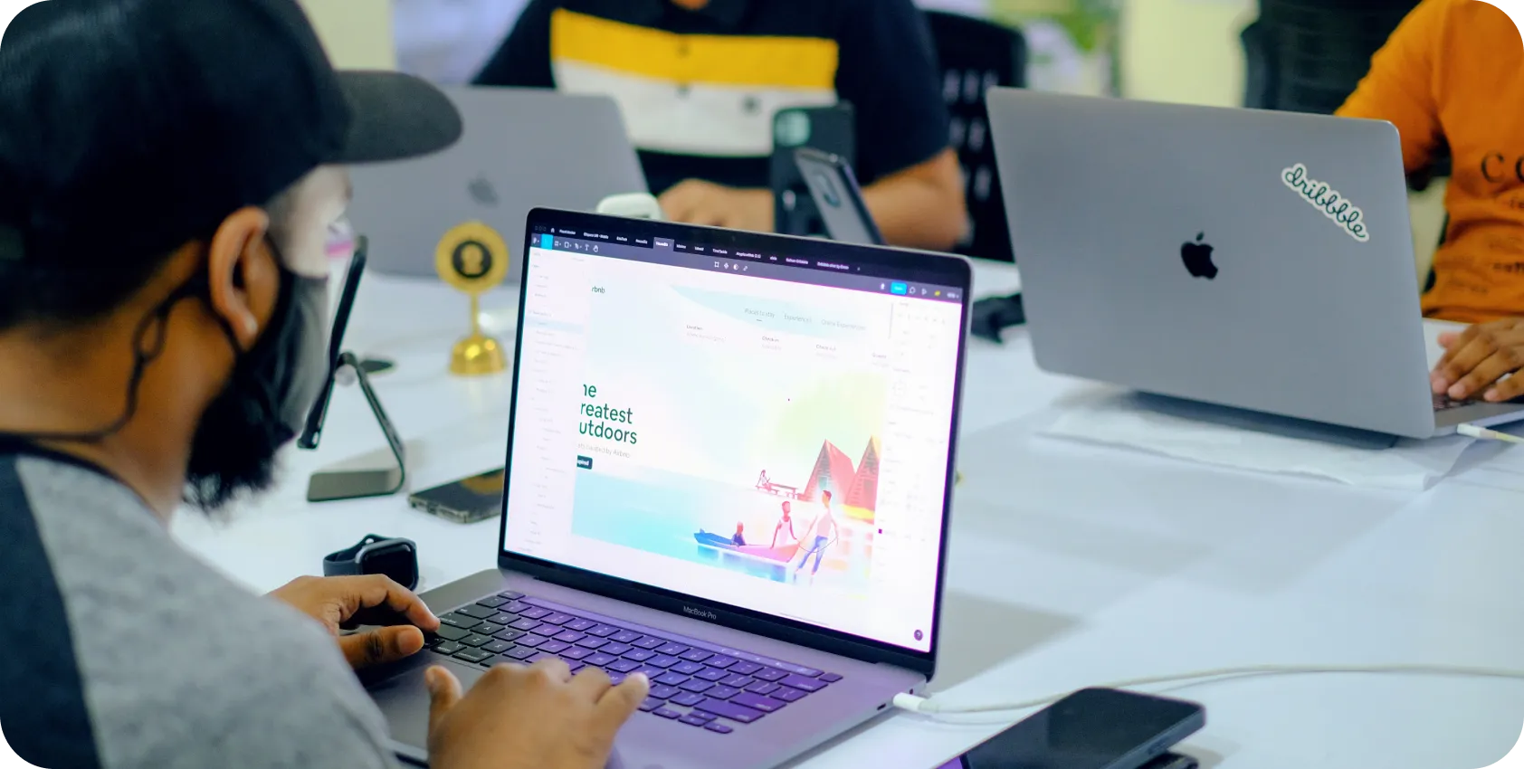 Web design and development work in progress